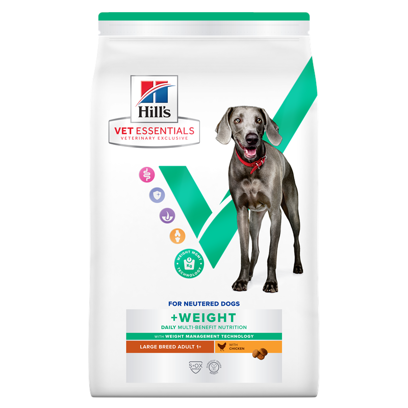 Fóður Vet Essentials can. Adult Weight Large breed ckn 14 kg.