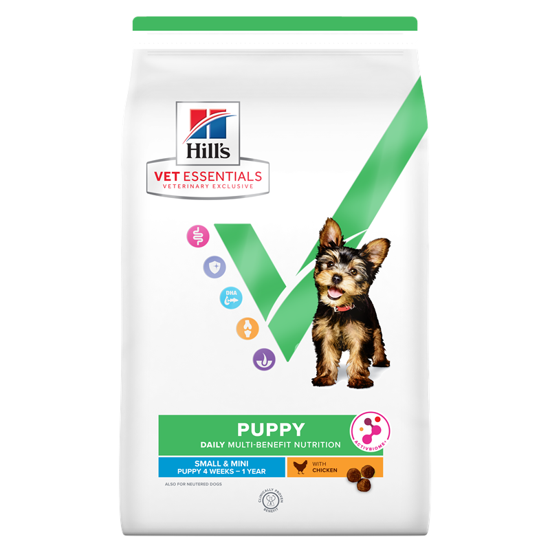 Fóður Vet Essent. Canine Puppy Growth AB sm&Mini 2 kg.