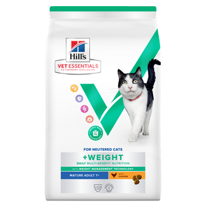 Fóður Vet Essentials Fel.  Mature Weight ckn 3 kg.
