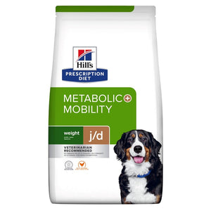 Fóður Prescri. Diet, Canine Metab.+Mobility 4 kg