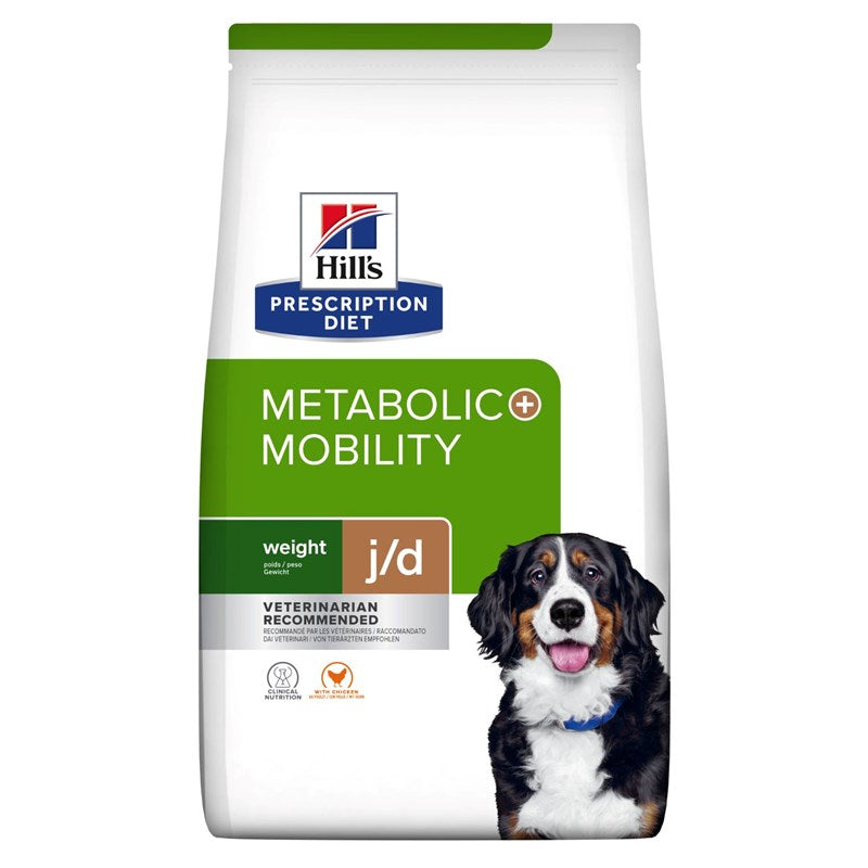 Fóður Prescri. Diet, Canine Metab.+Mobility 4 kg